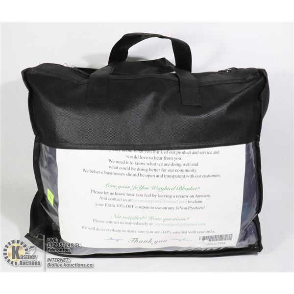 GREY WEIGHTED BLANKET