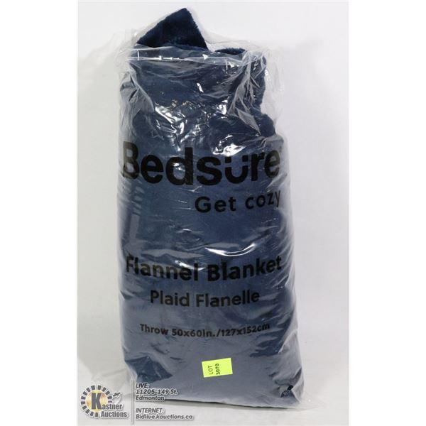 FLANNEL BLANKET THROW 50" X 60"