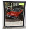 Image 1 : 11 X 14 ORIGINAL AD 1968 CHEVY NOVA COUPE