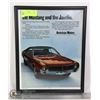 Image 1 : 11 X 14 ORIGINAL 1968 JAVELIN SST AD