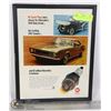 Image 1 : 11 X 14 ORIGINAL AD 1967 CAMARO AC PLUGS