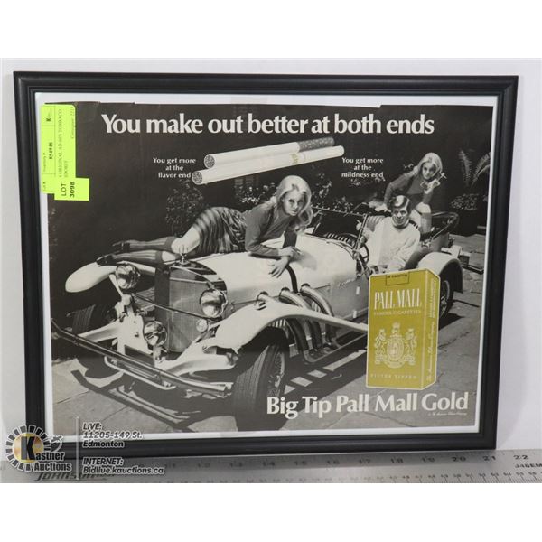 11 X 14 ORIGINAL AD 60'S TOBACCO DUSERDORFF