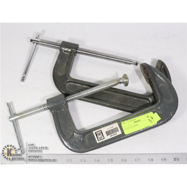 LOT OF 2 CLAMPS