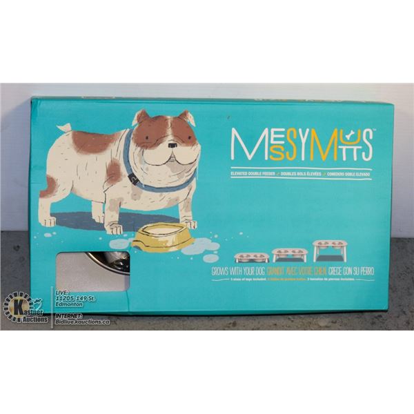 MESSY MUTTS FOOD DISH THAT GROWS WITH YOUR DOG