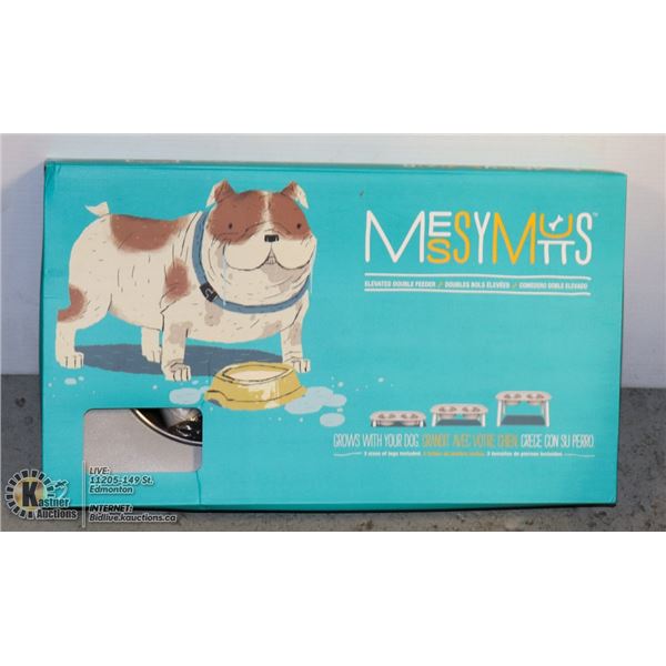 MESSY MUTTS FOOD DISH THAT GROWS WITH YOUR DOG