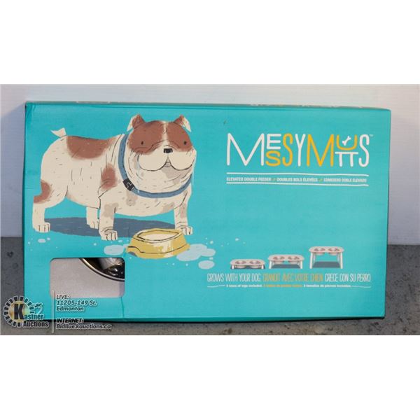 MESSY MUTTS FOOD DISH THAT GROWS WITH YOUR DOG