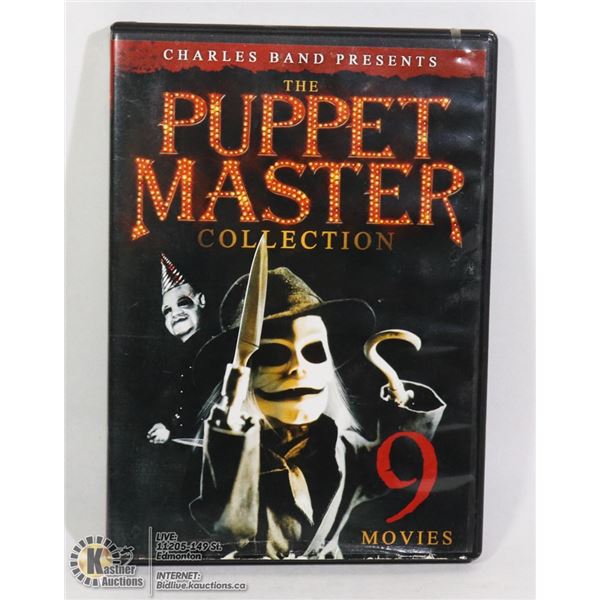 THE PUPPET MASTER 9 MOVIES COLLECTION ON 3 DVDS