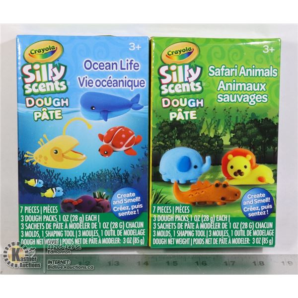 TWO CRAYOLA SILLY SCENTS DOUGH SETS