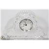 Image 1 : PRINCESS HOUSE CRYSTAL MANTLE CLOCK