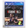 Image 1 : NEW RESIDENT EVIL 3 REMAKE FOR PS4