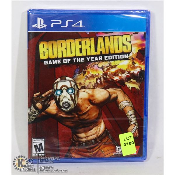 NEW BORDERLANDS GAME OF THE YEAR EDITION FOR PS4