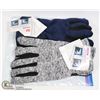 Image 1 : 2PK LADIES TEXT GLOVES LARGE