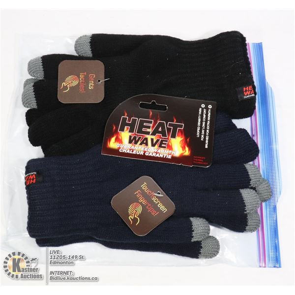 2PK MEN HEAT WAVE GLOVES