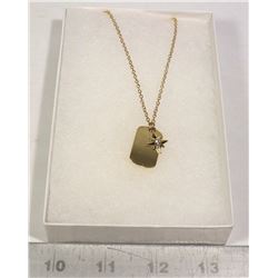NEW FASHION GOLD TONE NORTH STAR CHAIN