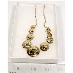 NEW FASHION GOLD TONE ROMAN COIN CHAIN