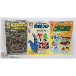 THREE VINTAGE 20/25 CENT COMICS