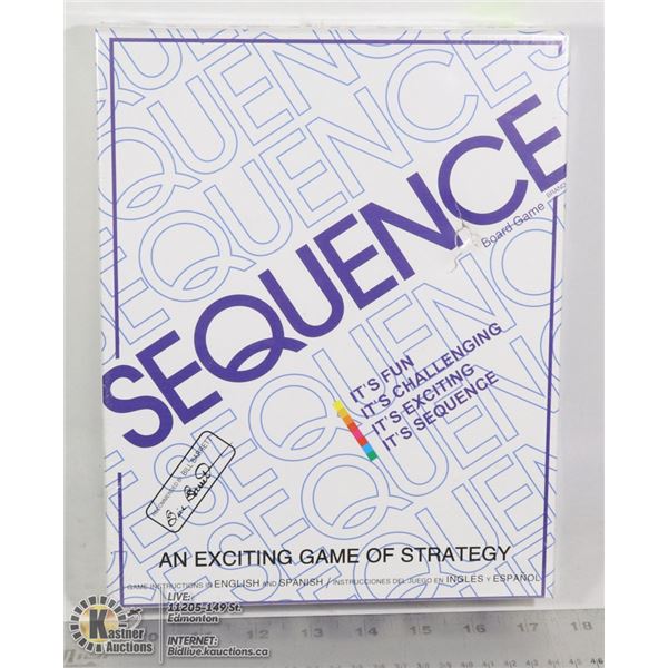 SEQUENCE BOARD GAME
