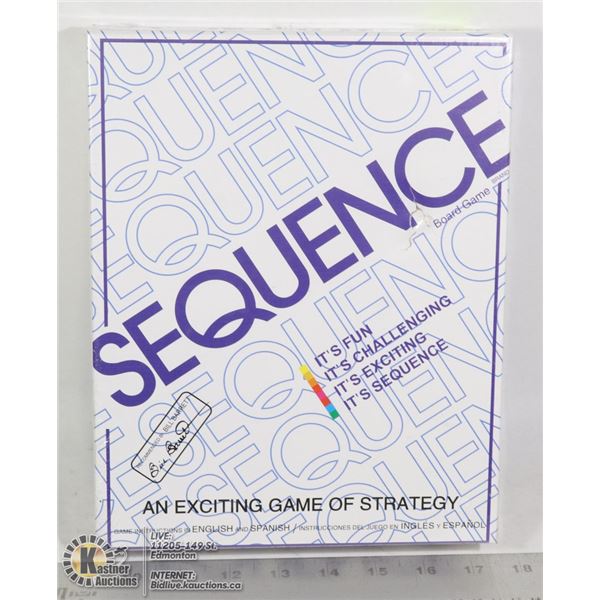 SEQUENCE BOARD GAME