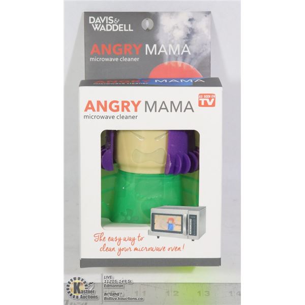 NEW ANGRY MAMA MICROWAVE CLEANER