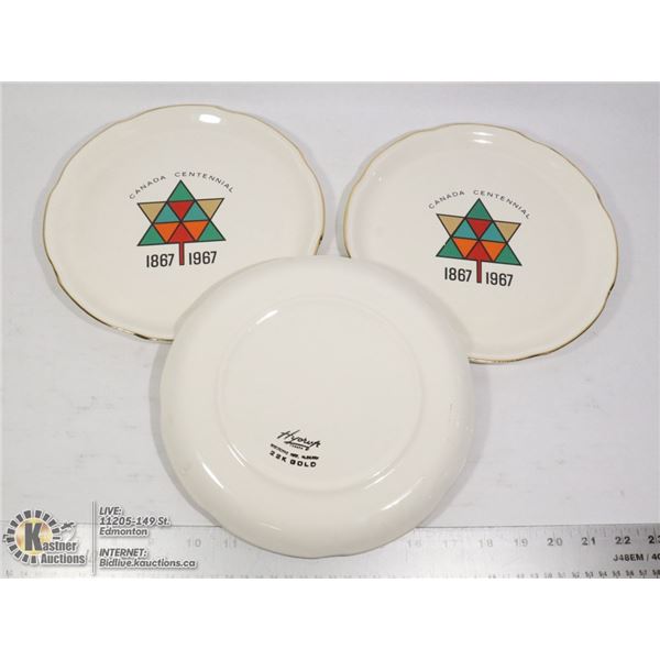 BUNDLE OF 3 CANADA CENTENNIAL HYCROFT CANADA
