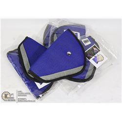FLAT OF KIDS SEATBELT PADDERS