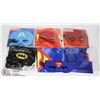 Image 1 : BUNDLE OF KIDS SIZE SUPERHERO MASKS AND CAPES