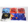 Image 1 : BUNDLE OF KIDS SIZE SUPERHERO MASKS AND CAPES
