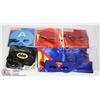 Image 1 : BUNDLE OF KIDS SIZE SUPERHERO MASKS AND CAPES