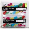 Image 1 : TWO 10 LIGHT GUITAR LIGHT SETS