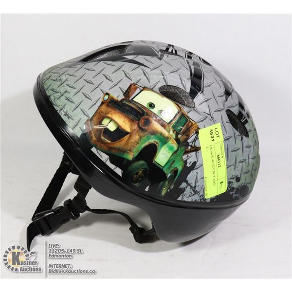 TODDLER SIZE 48-52 CM "CARS" HELMET -