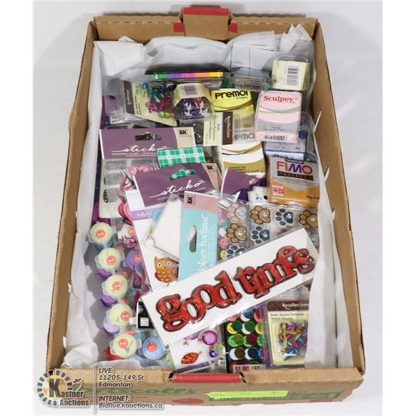 FLAT FULL OF NEW ARTS AND CRAFTS ITEMS