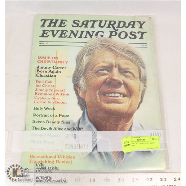 SATURDAY EVENING POST 1977 MAGAZINE