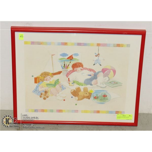 CHILDREN RELAXING ARTIST STATUE