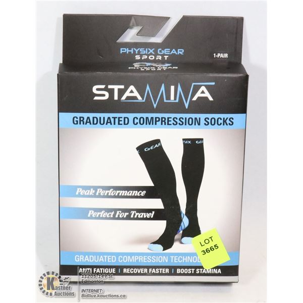 STAMINA GRADUATED COMPRESSION SOCKS