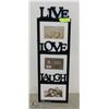 Image 1 : LIVE, LAUGH, LOVE PICTURE FRAME