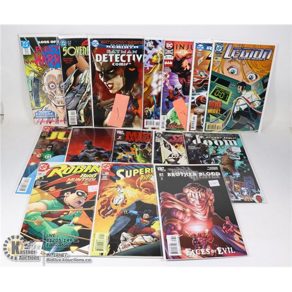 BOX OF 15 RANDOM ASSORTED DC COMICS