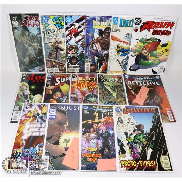 BOX OF 15 RANDOM ASSORTED DC COMICS