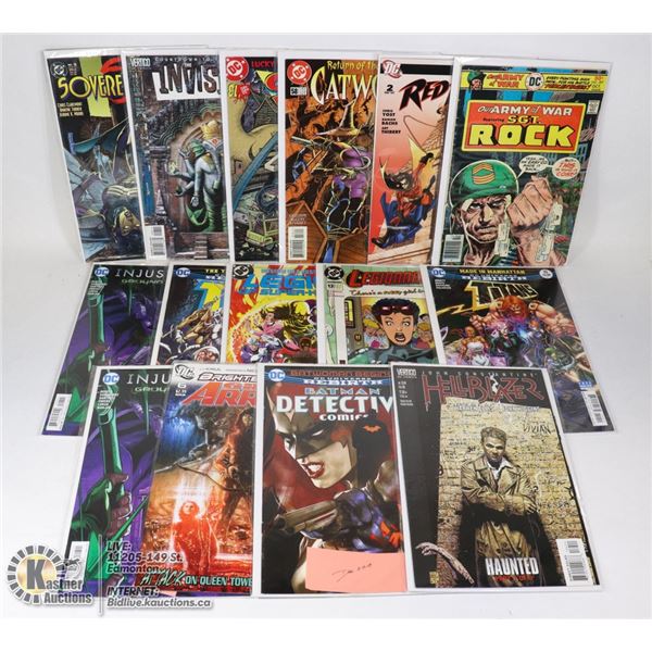 BOX OF 15 RANDOM ASSORTED DC COMICS