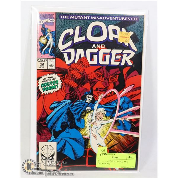 MARVEL COMICS CLOAK AND DAGGER #12