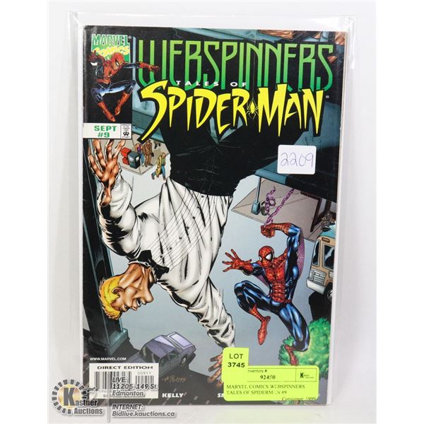 MARVEL COMICS WEBSPINNERS TALES OF SPIDERMAN #9