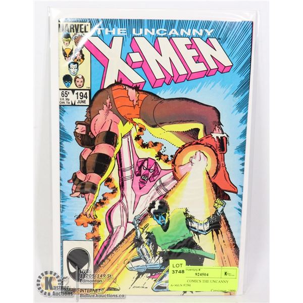MARVEL COMICS THE UNCANNY X-MEN #194