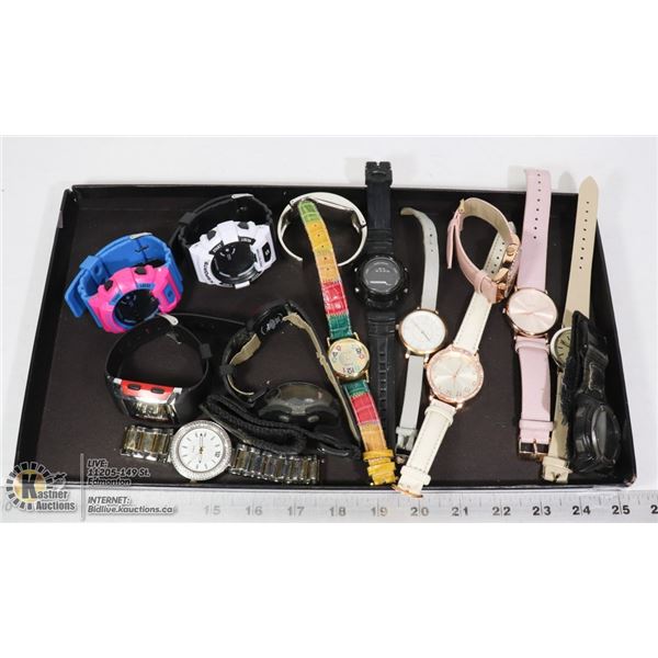 LOT OF 15 VINTAGE TO NOW WATCHES