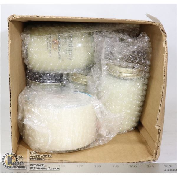 CASE OF SOY CANDLES