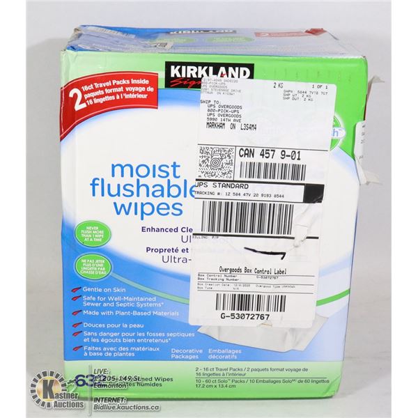 CASE OF KIRKLAND WET WIPES