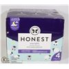 Image 1 : CASE OF HONEST OVERNIGHTS DIAPERS SIZE 4