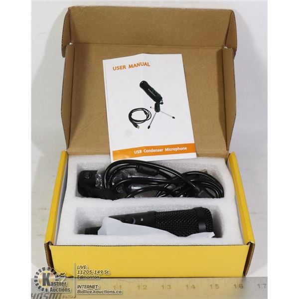 CONDENSER MICROPHONE SOUND RECORDING