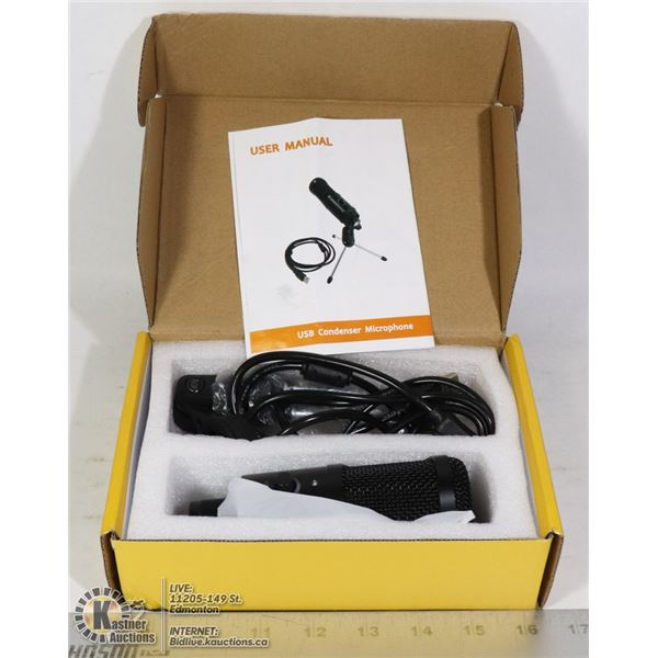 CONDENSER MICROPHONE SOUND RECORDING