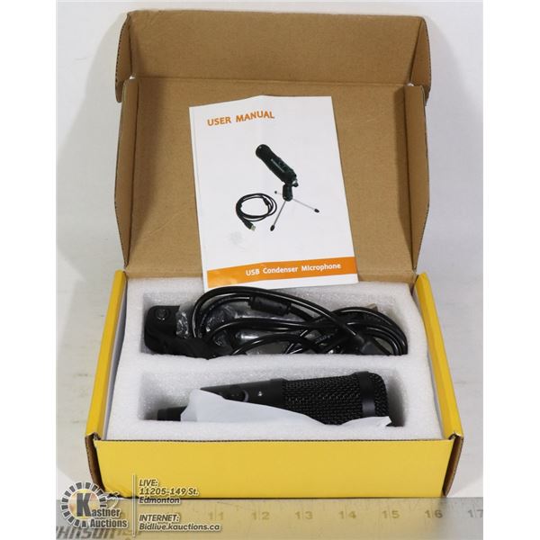 CONDENSER MICROPHONE SOUND RECORDING