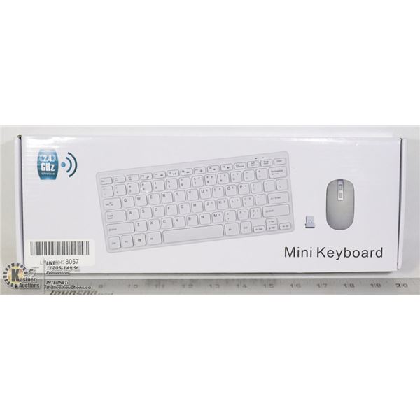 MINI WIRELESS KEYBOARD AND MOUSE