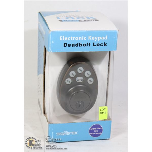 ELECTRONIC KEYPAD DEADBOLT LOCK
